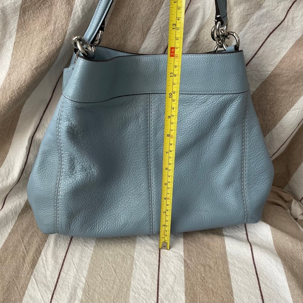 Coach blue shoulderbag